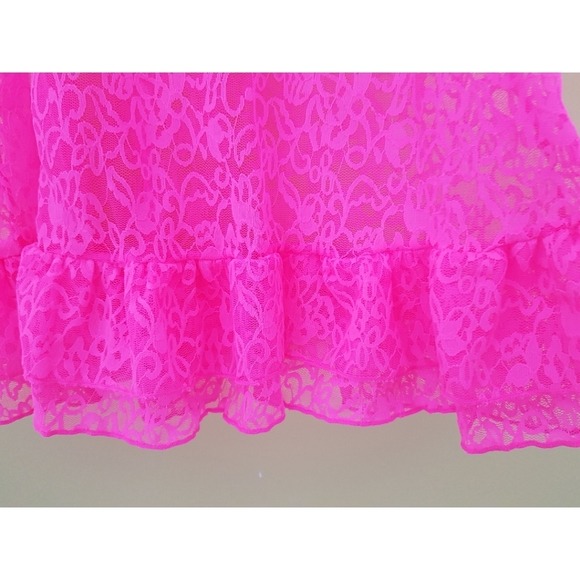 Forever 21 Lace Pink Chemise Lingerie - Picture 13 of 15